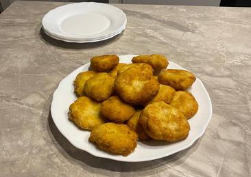 'Nuggets' de pollo con cuatro ingredientes