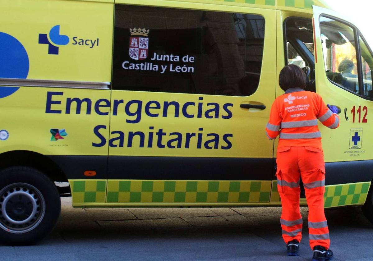 Herida una mujer en un accidente de tráfico en Laguna de Duero