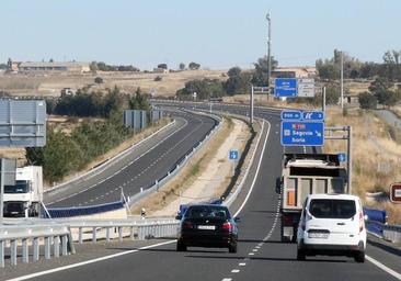 Tres heridos, entre ellos un bebé, en un accidente en la circunvalación de Segovia