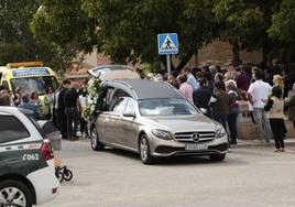 Imagen del funeral de Alberto en Monterrubio de Armuña.