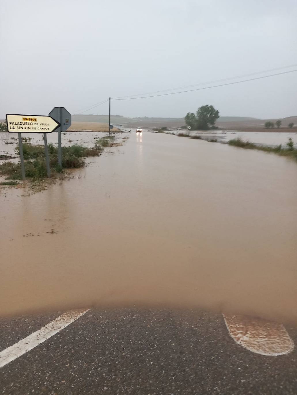 La tromba de agua de Rioseco en imágenes