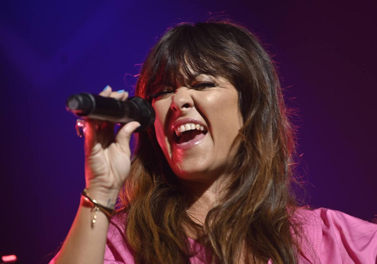 Vanesa Martín, durante el concierto.