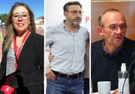 La iscariense Carmen Aceves, el concejal de Valladolid Francisco Ferreira y Adolfo López, alcalde de Mojados.