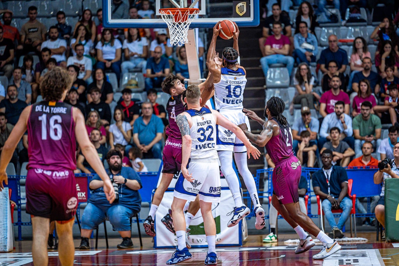 El partido entre Força Lleida y UEMC Real Valladolid, en imágenes