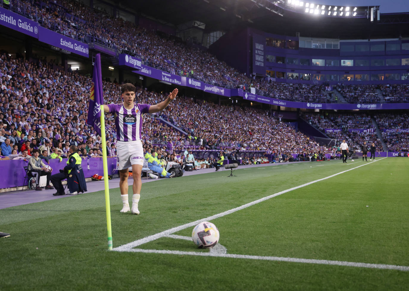 Las imágenes de la primera parte del Real Valladolid