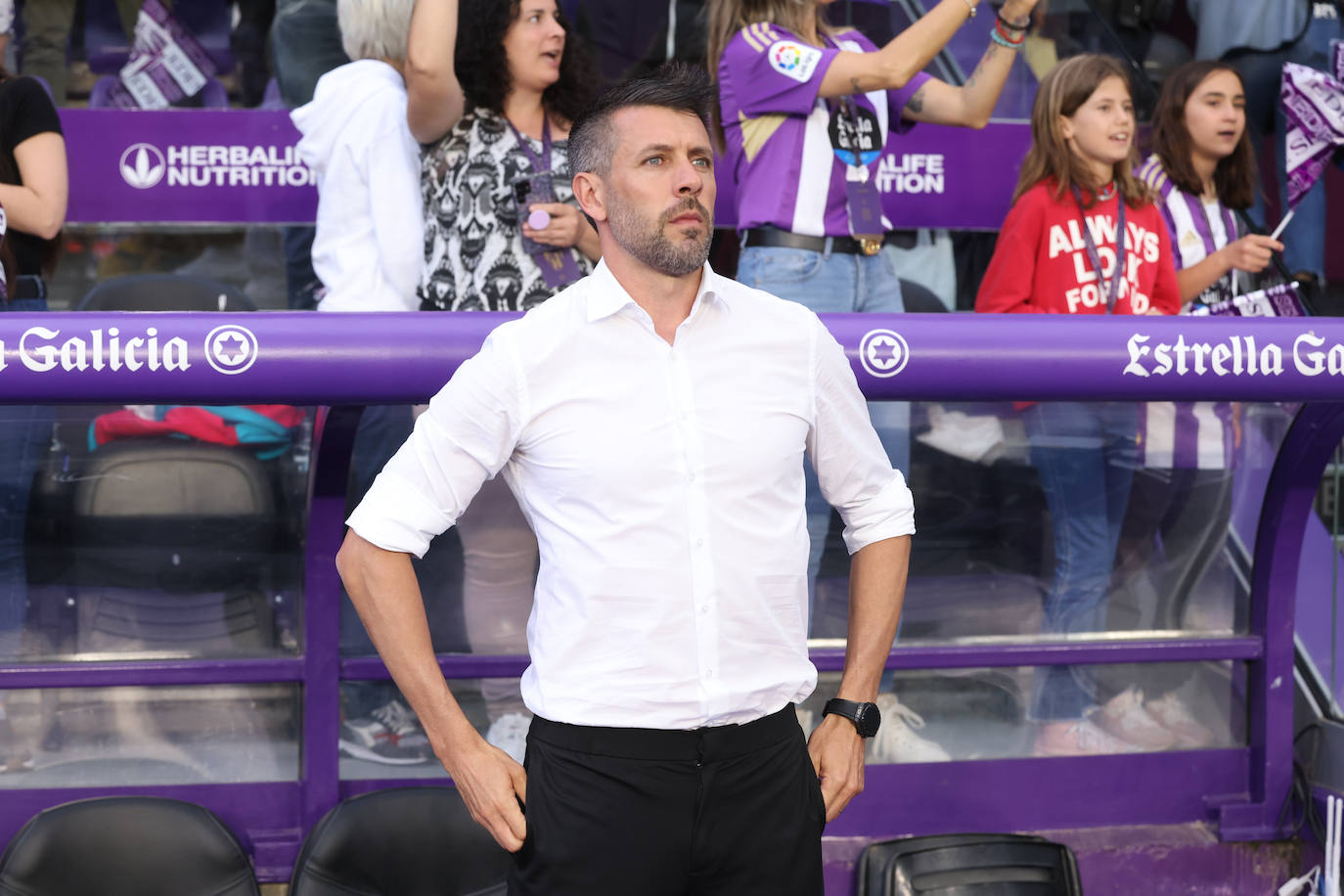 Las imágenes de la primera parte del Real Valladolid