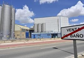 Vista de la fábrica de galletas Siro de Venta de Baños.