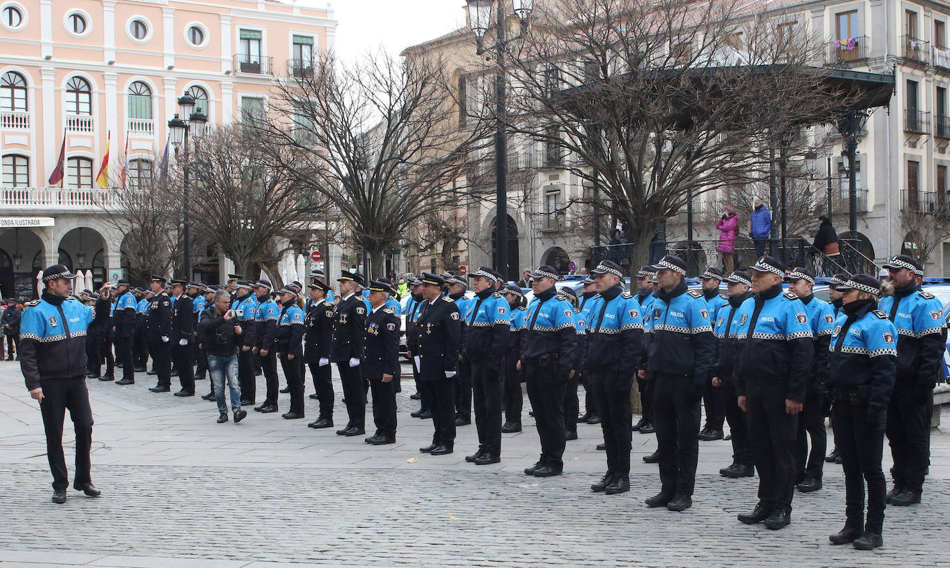 Fiesta de la Policía Local de Segovia, el pasado marzo.