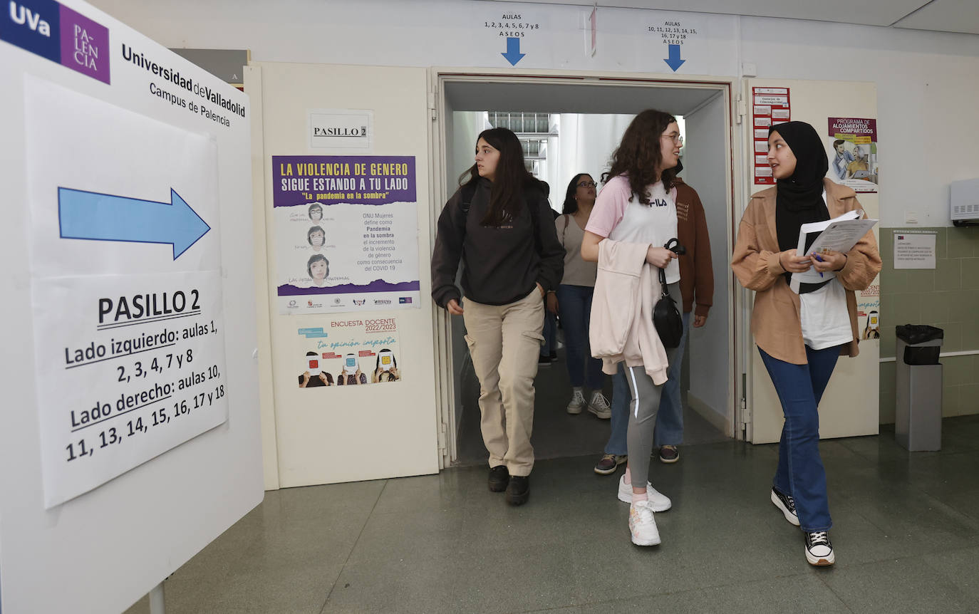 Los estudiantes palentinos se enfrentan a la EBAU