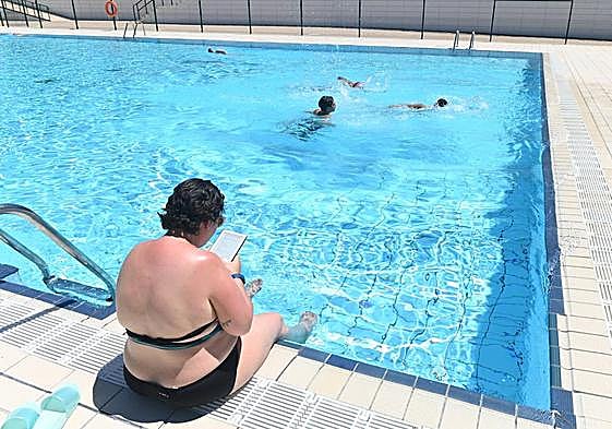 Apertura de la temporada de piscinas el año pasado en Valladolid.