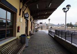 Imagen de archivo de la estación de trenes de Soria.