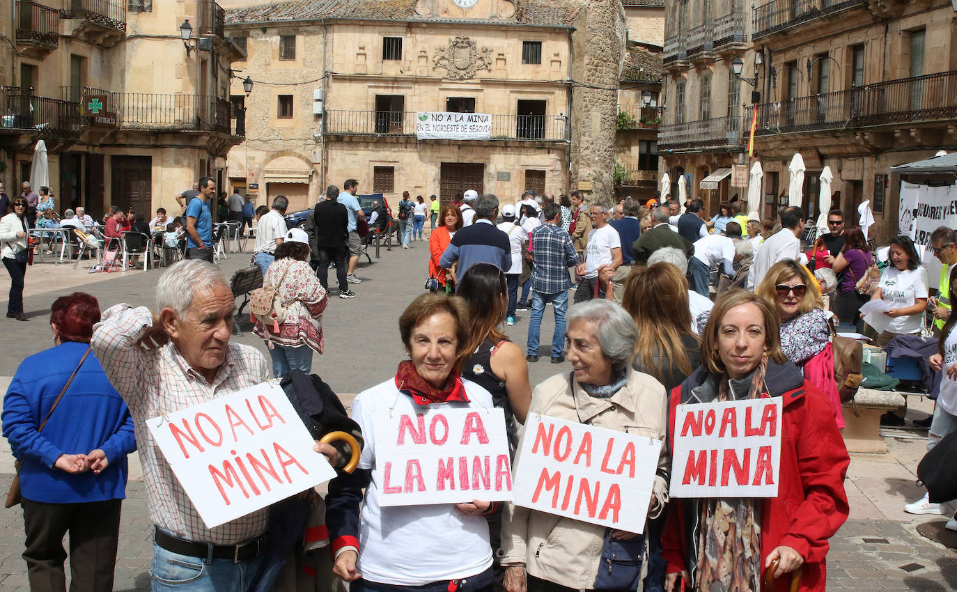 Protesta contra la mina