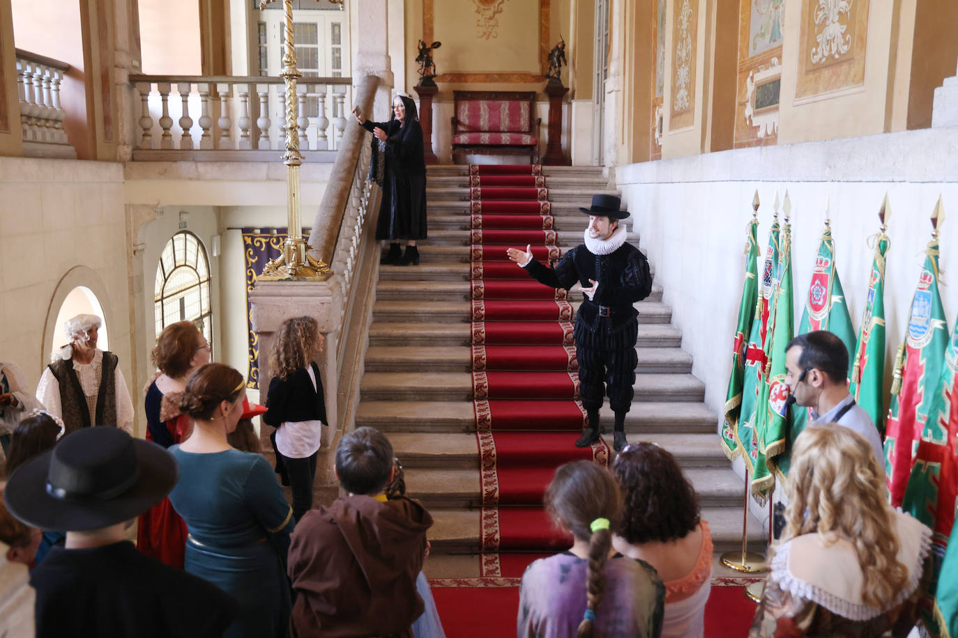 Un paseo en directo por la historia del Palacio Real de Valladolid