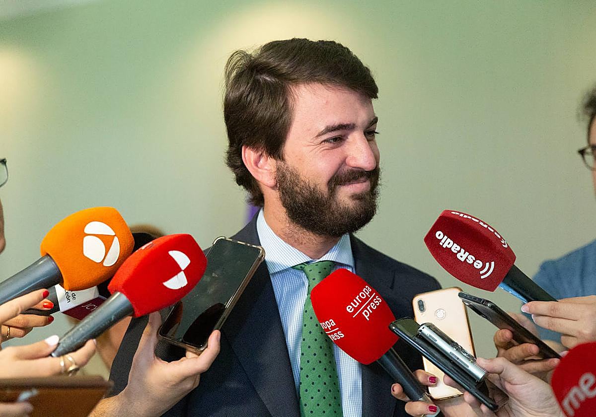 Juan García-Gallardo, vicepresidente de la Junta de Castilla y León.