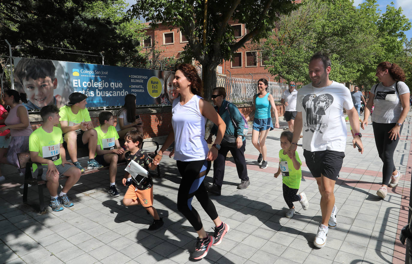 Carrera solidaria en el colegio San José de Palencia