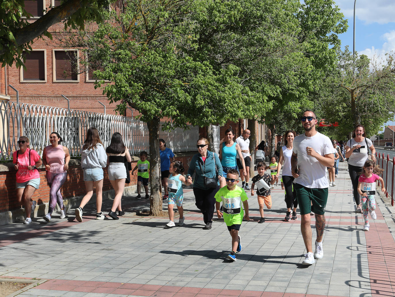 Carrera solidaria en el colegio San José de Palencia