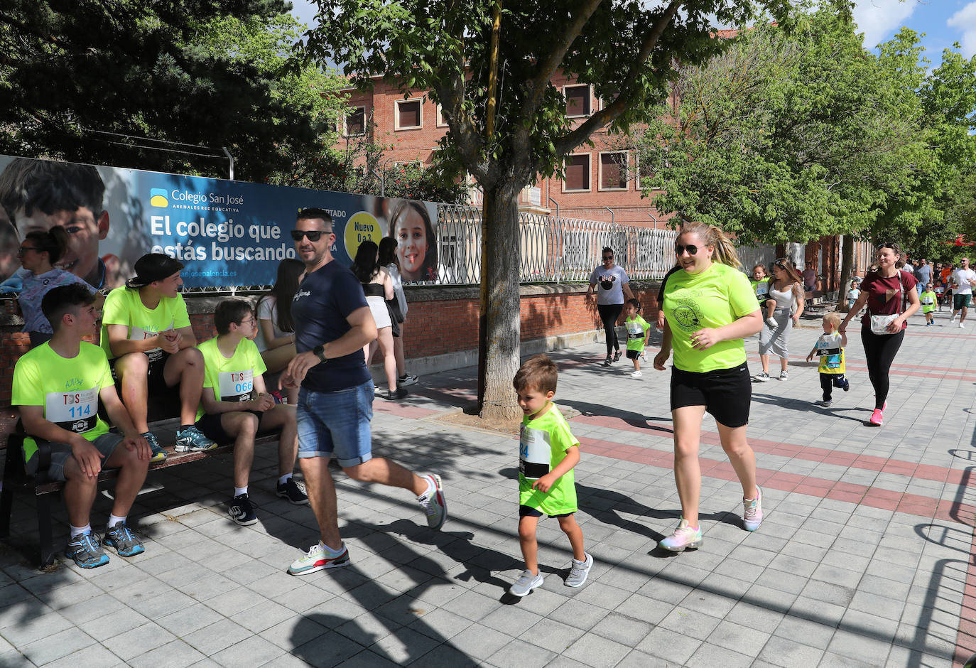 Carrera solidaria en el colegio San José de Palencia