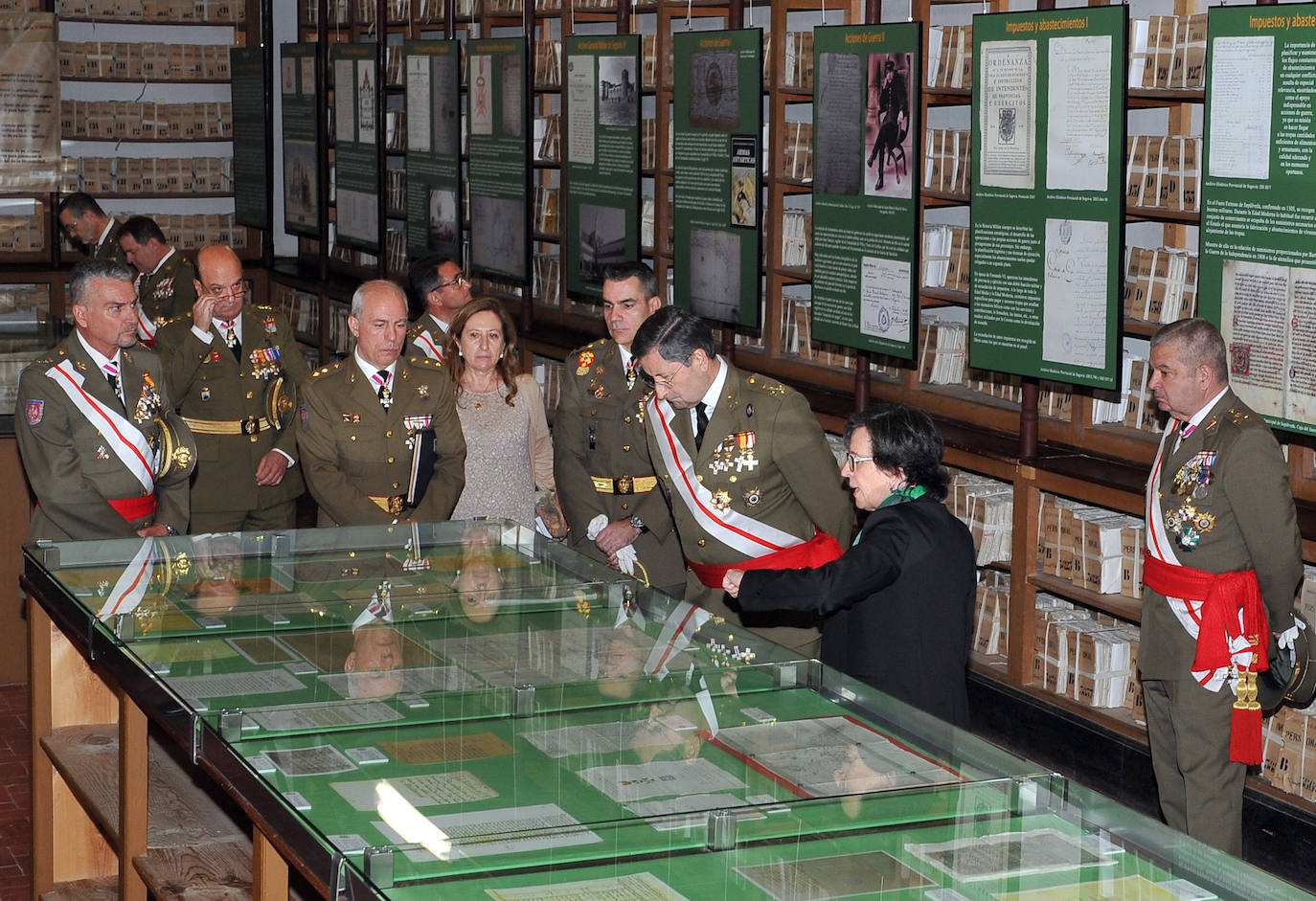 VisIta al archivo militar.