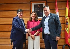 Constitución de la Confederación de Transportes de Castilla y León, este miércoles.