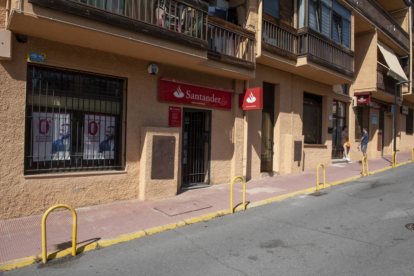 Entidad bancaria de San Cristóbal de Segovia atracada el pasado verano.