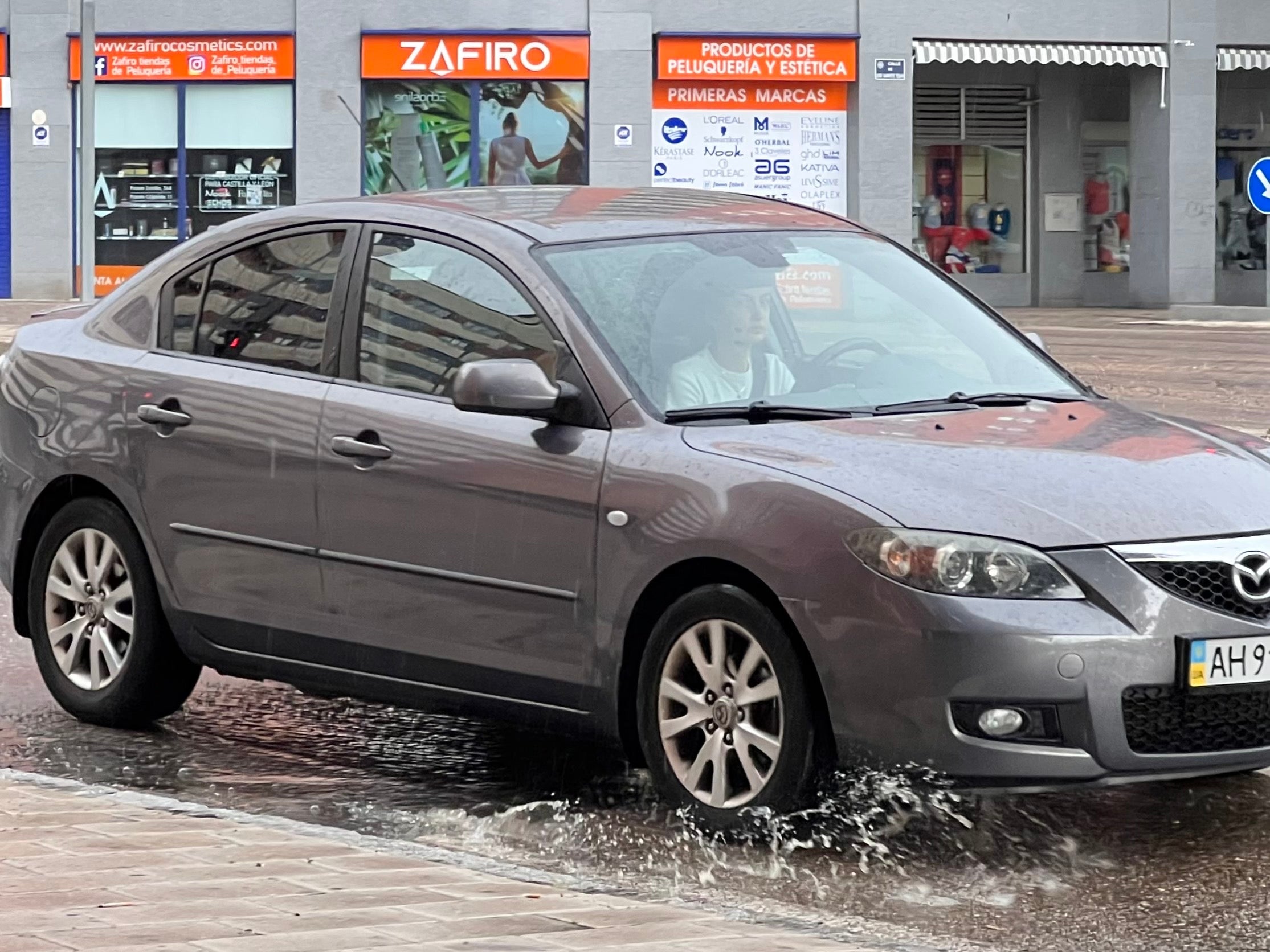 Tormenta en Valladolid en una jornada muy calurosa