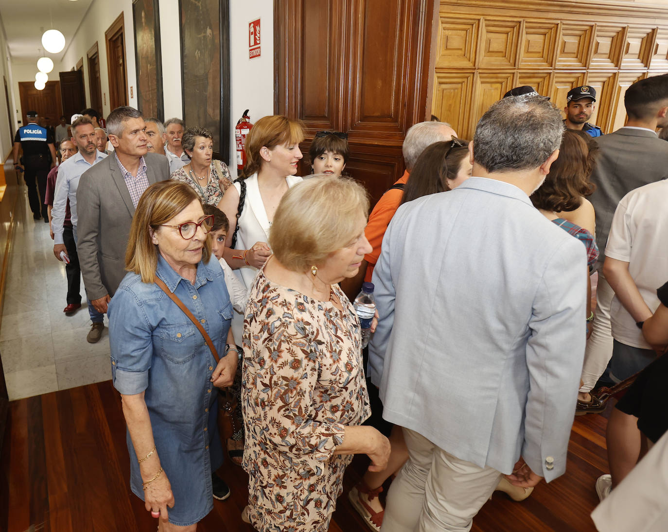 Saludos y felicitaciones en la nueva corporación de Palencia