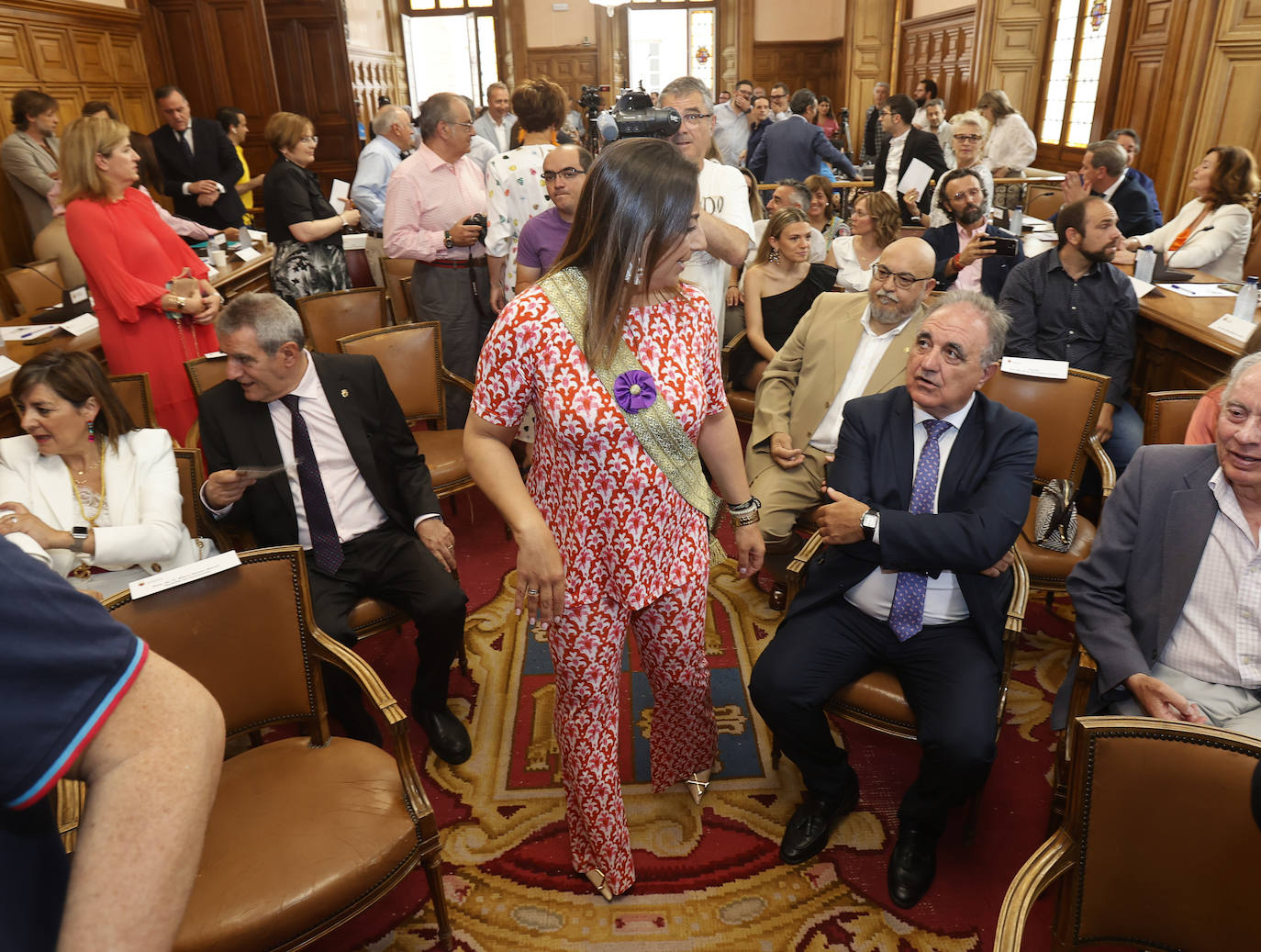 Saludos y felicitaciones en la nueva corporación de Palencia