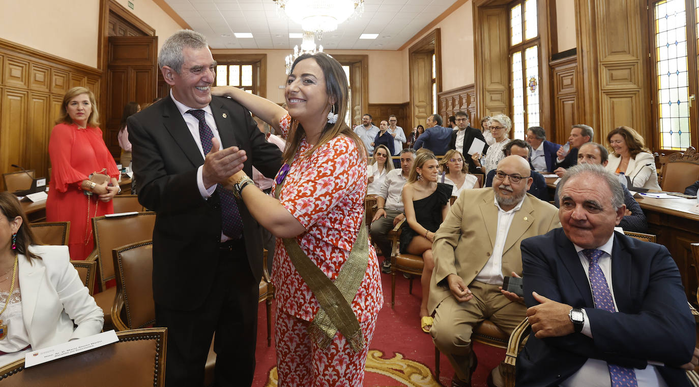 Saludos y felicitaciones en la nueva corporación de Palencia