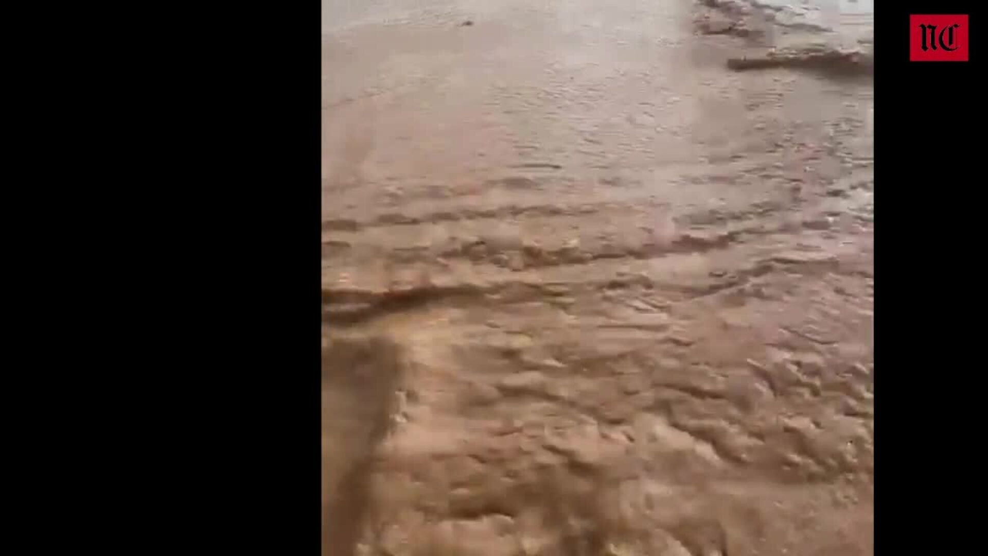 Gran tromba de agua en Ayllón que ha dejado inundaciones