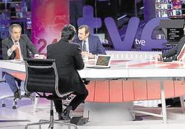 Tertulia política en Televisión Española.