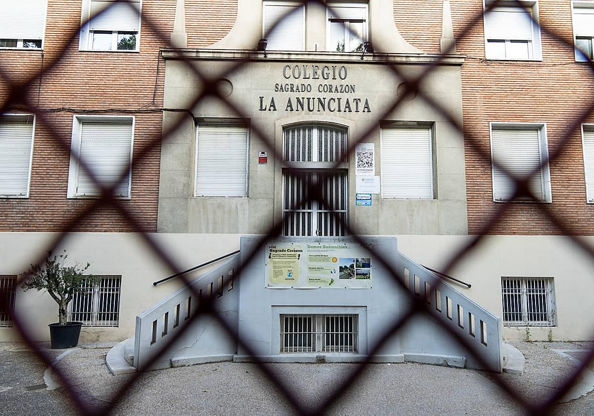 Instalaciones del colegio de La Anunciata, en Valladolid.