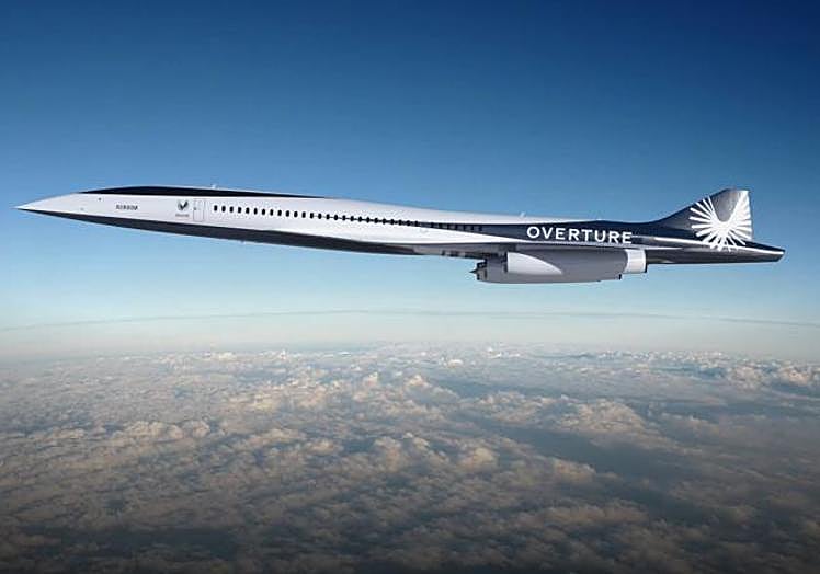 Imagen principal - Aciturri participa en el avión supersónico estadounidense