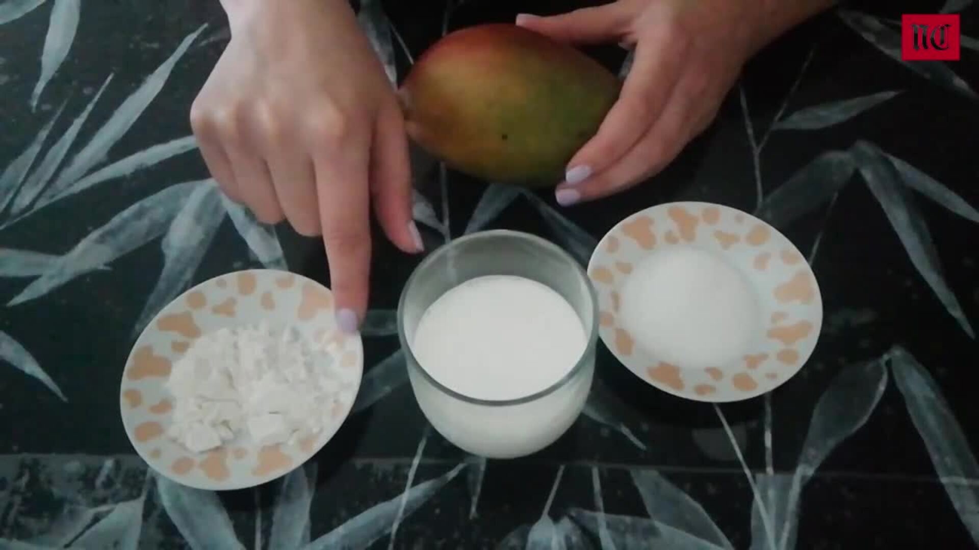 Receta de pudin de mango