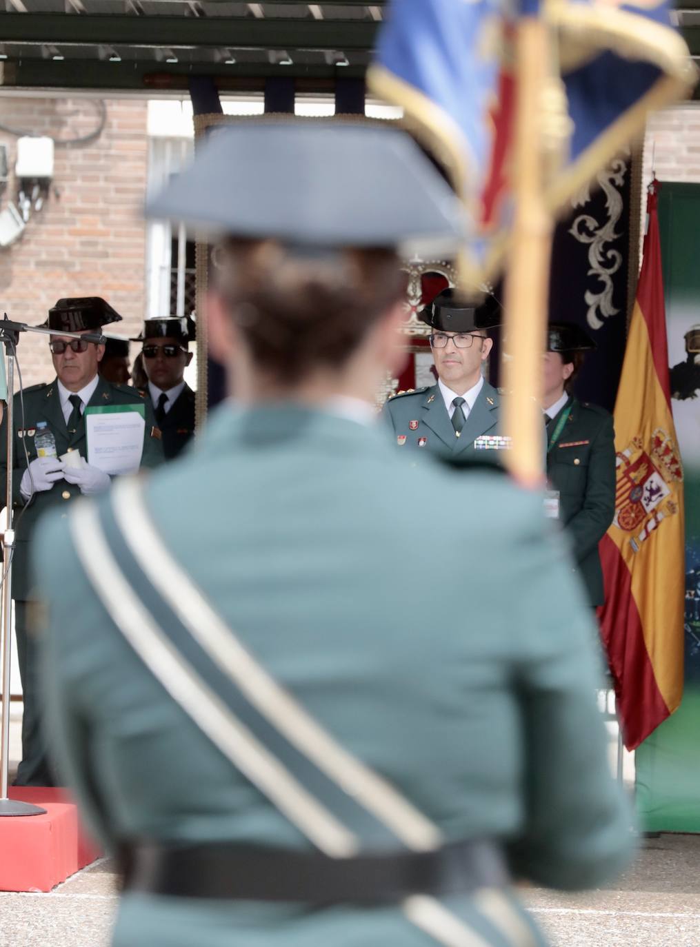 La toma de posesión del nuevo coronel de la Guardia Civil, Andrés Manuel Velarde