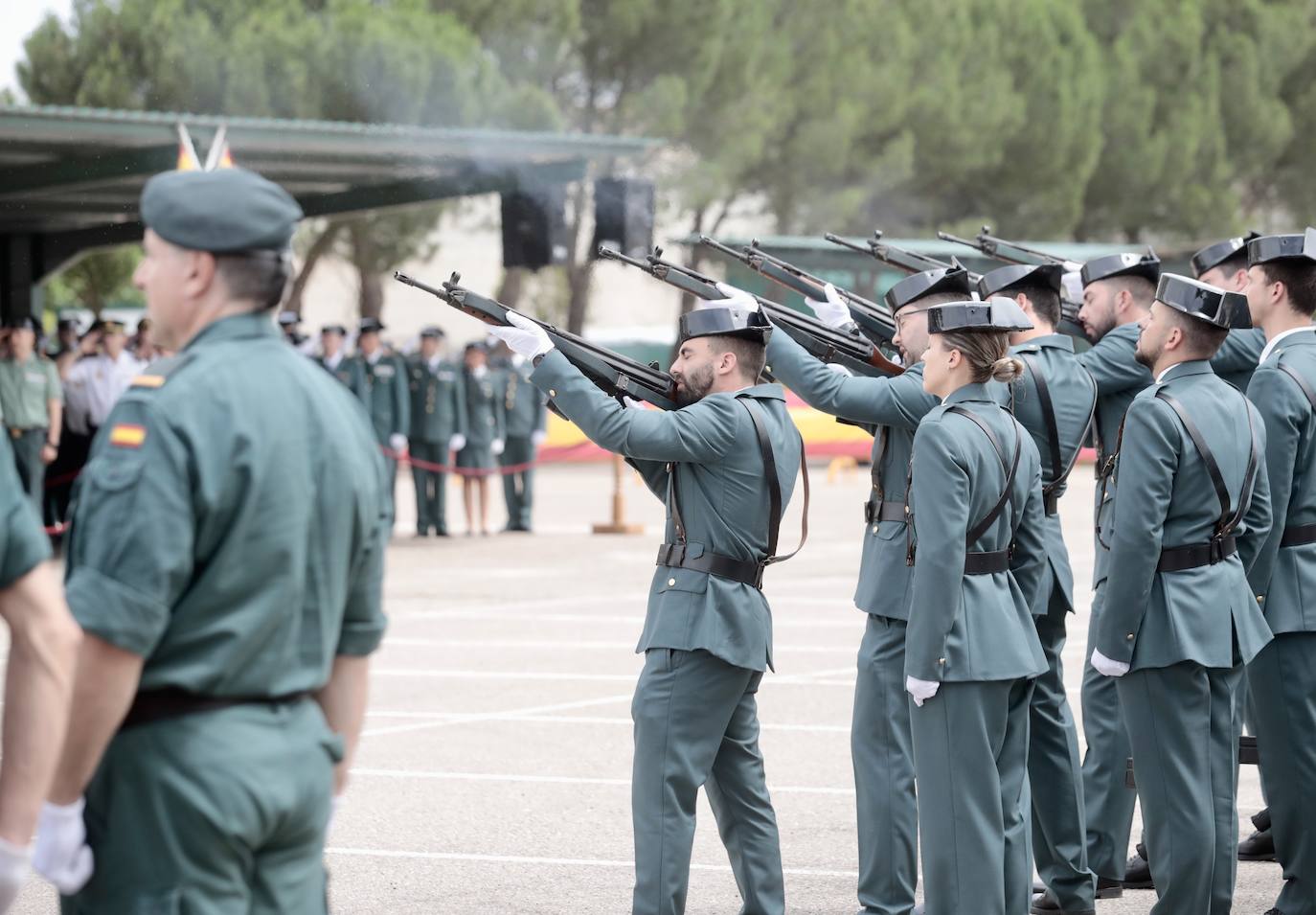 La toma de posesión del nuevo coronel de la Guardia Civil, Andrés Manuel Velarde