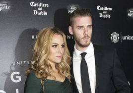 Edurne con David De Gea.