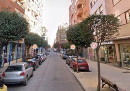 Calle Linares de Valladolid.