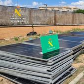 Desmantelada una organización dedicada al robo de placas solares