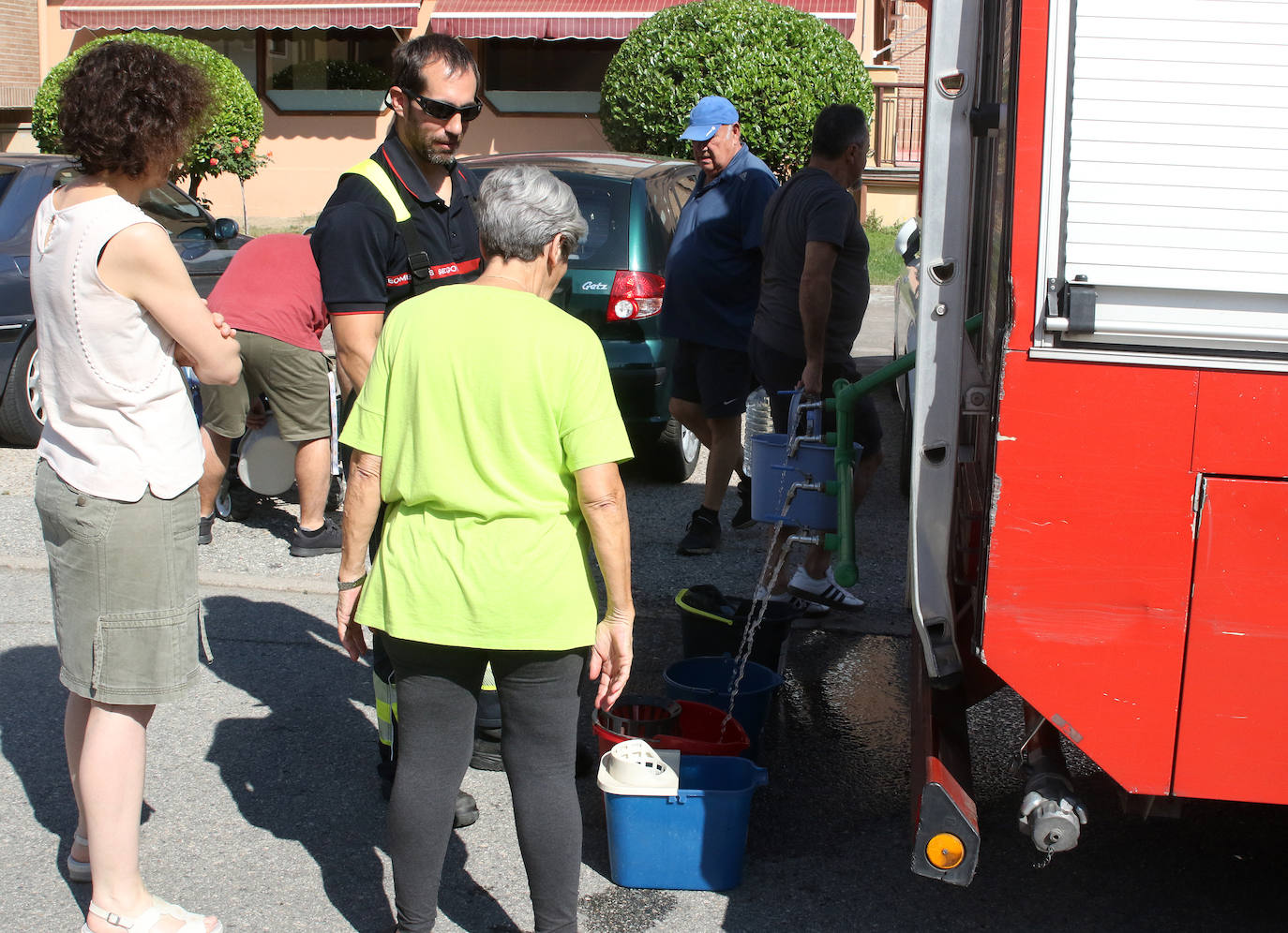 Avería en la red de agua de La Albuera