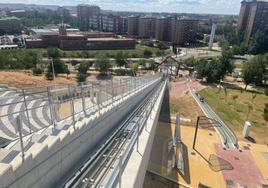 Canal de elevador de la ladera este de Parquesol.