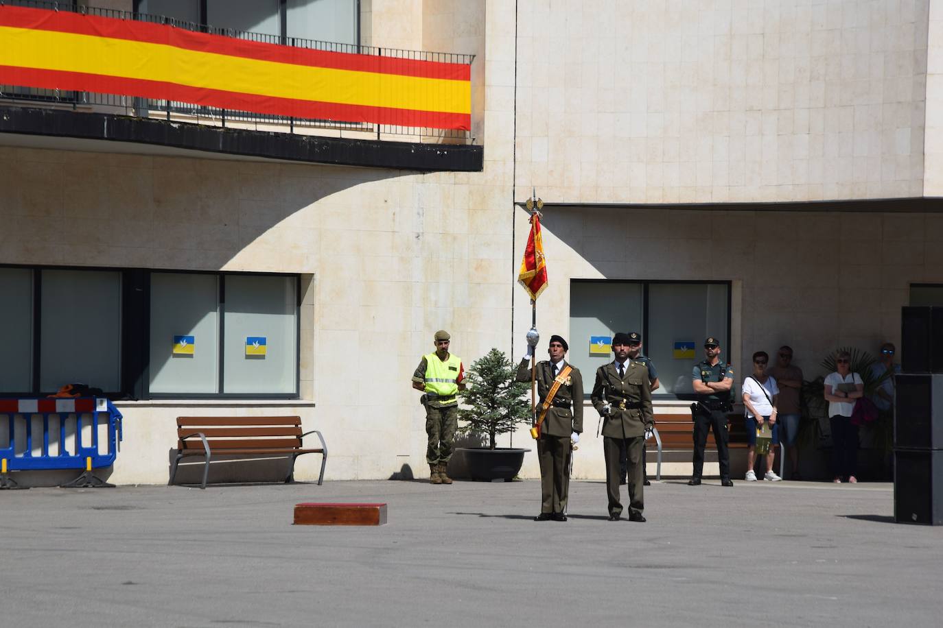 Jura de bandera en Guardo