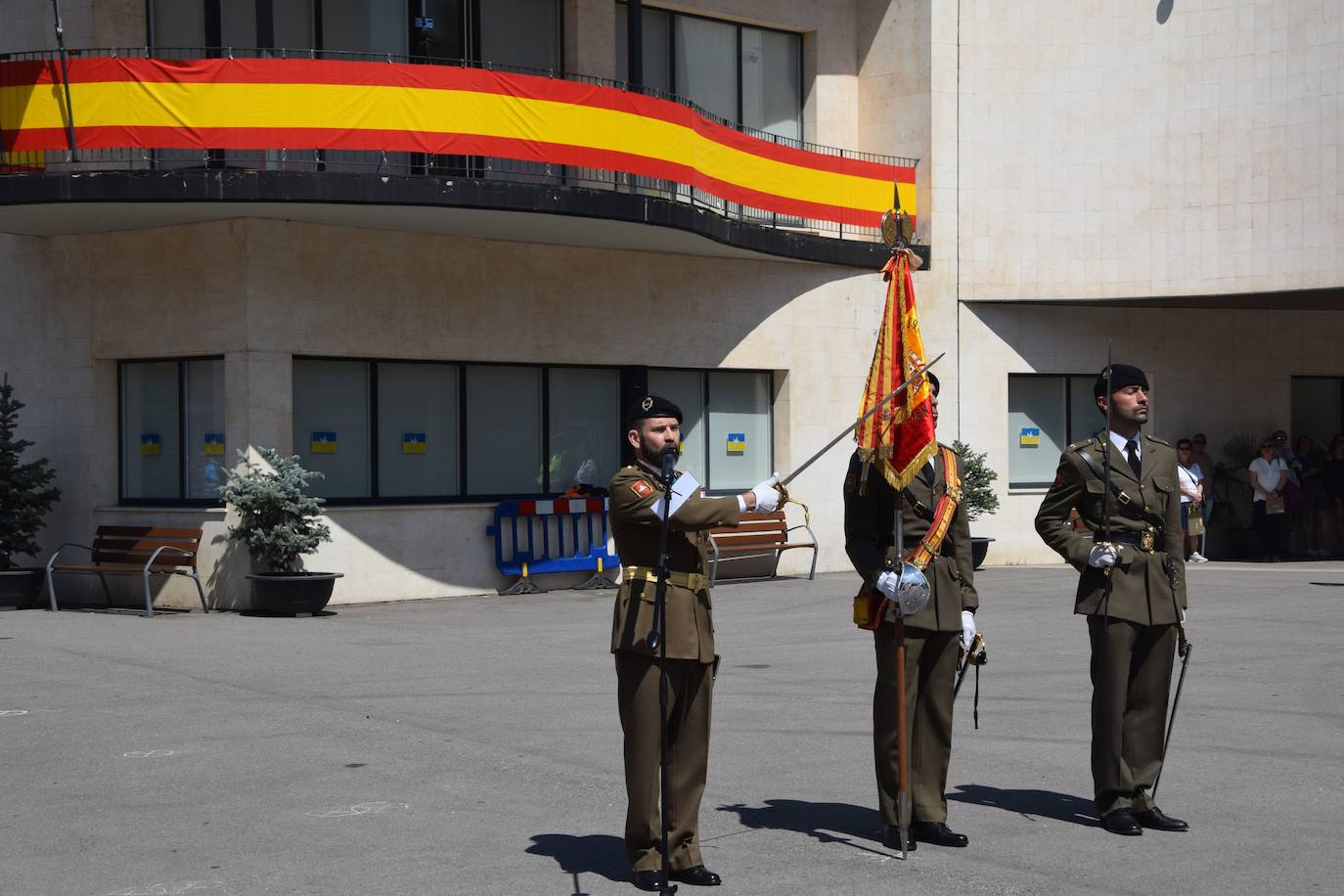 Jura de bandera en Guardo