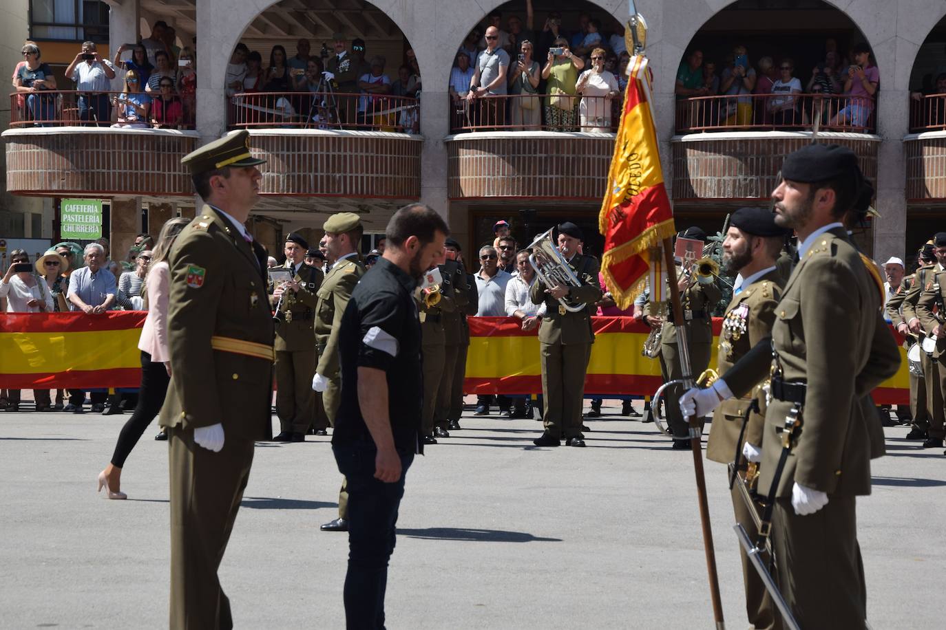 Jura de bandera en Guardo