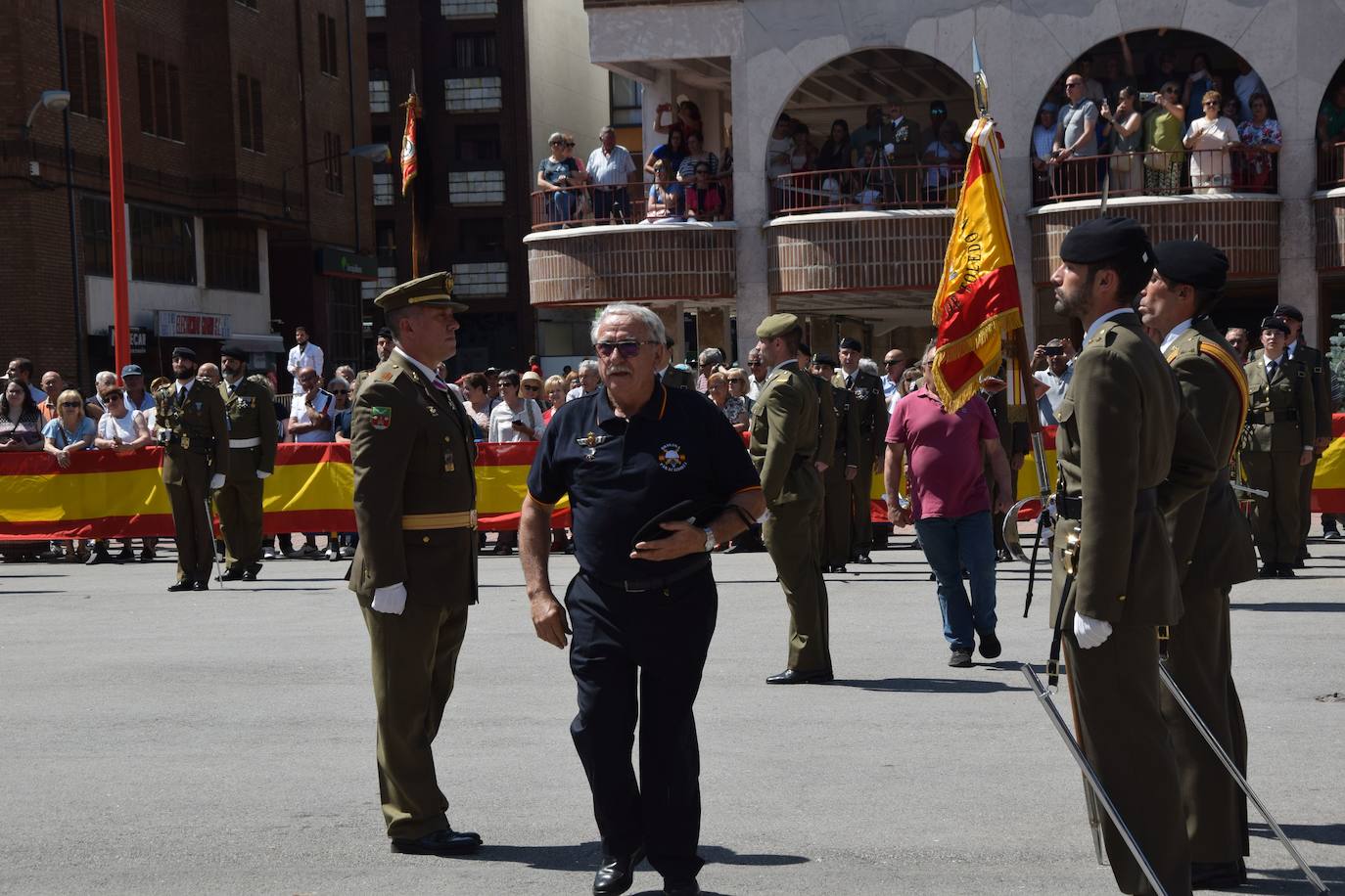 Jura de bandera en Guardo