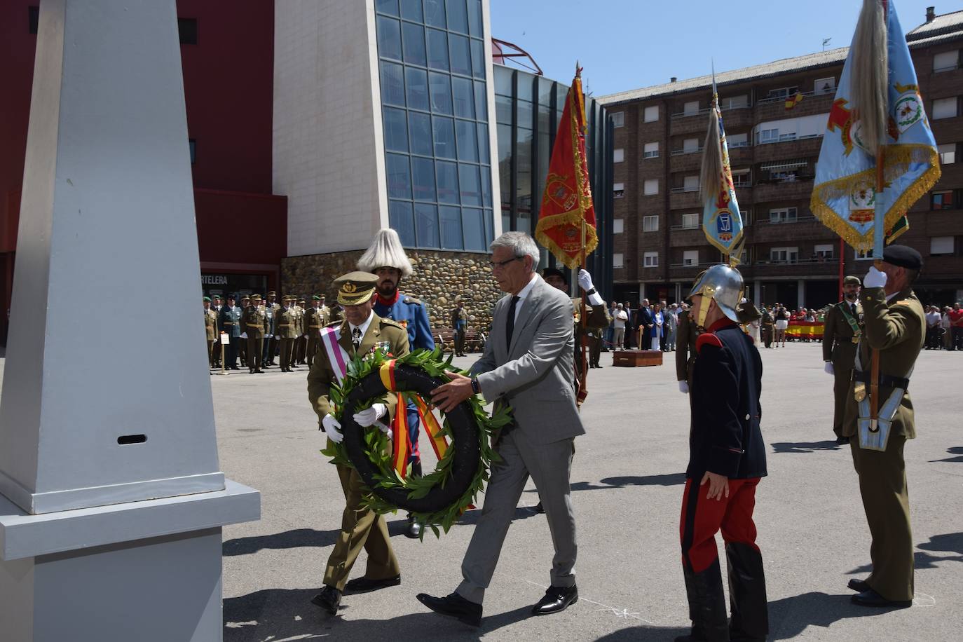 Jura de bandera en Guardo