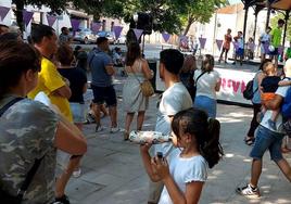 Una de las actividades de la Fiesta de la Juventud de Cuéllar.