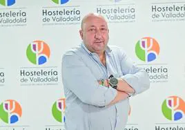 El presidente de la Asociación de Empresarios de Hostelería de Valladolid, Jaime Fernández.
