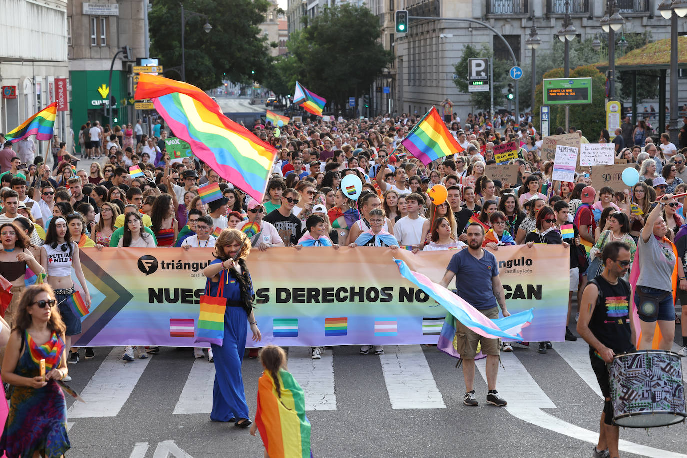 La manifestación de la comunidad LGTBIQ+, en imágenes