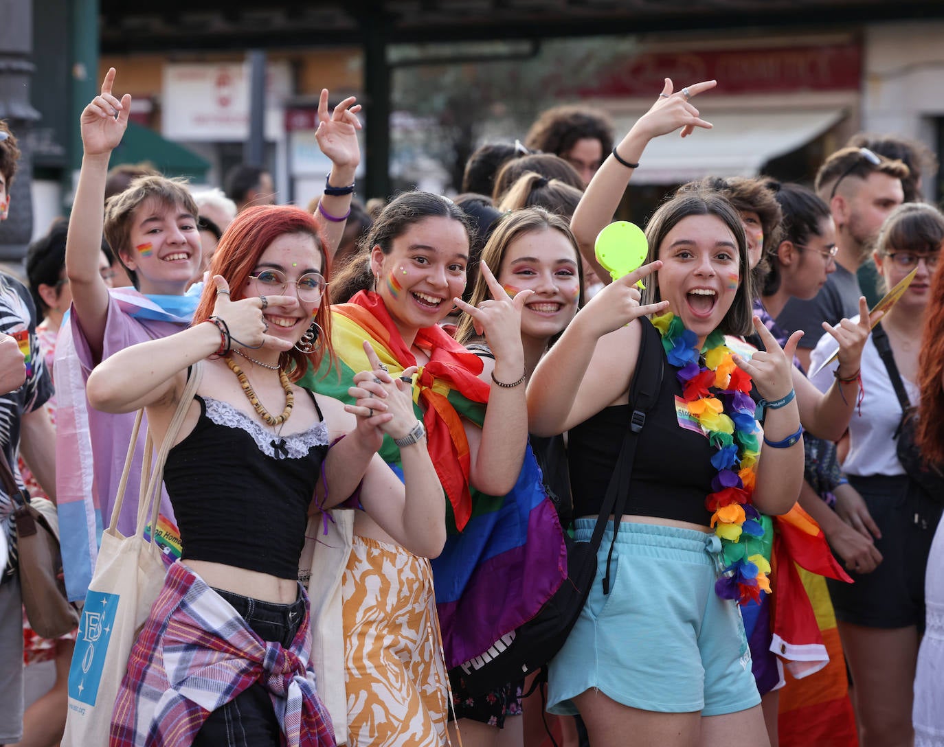 La manifestación de la comunidad LGTBIQ+, en imágenes