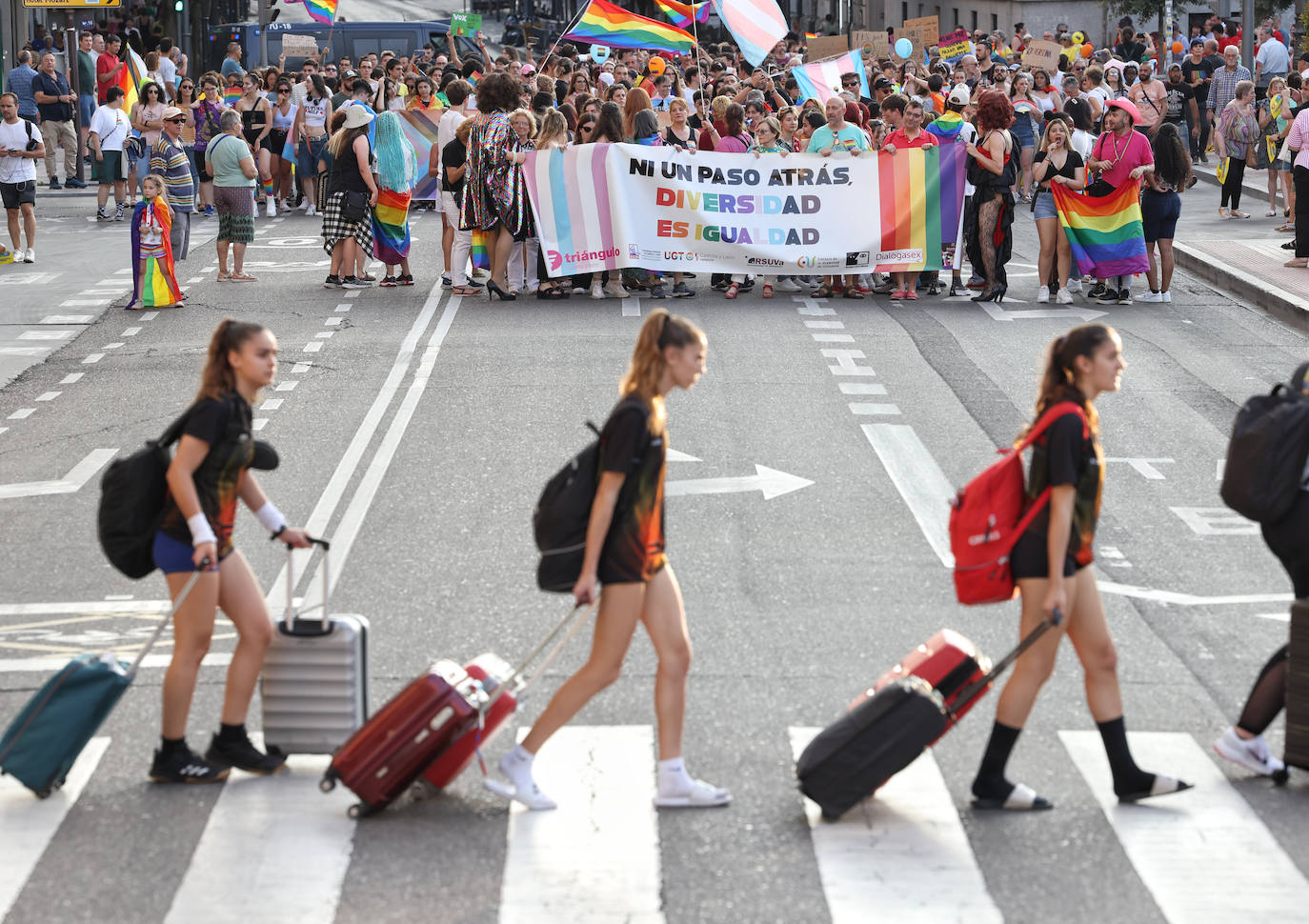 La manifestación de la comunidad LGTBIQ+, en imágenes